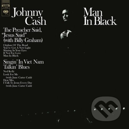 Hudobné CD: Johnny Cash: Man In Black (Crystal clear ) LP (Hudobné albumy). Hudobné albumy, 2024 Hudobné CD: Johnny Cash: Man In Black (Crystal clear ) LP (Hudobné albumy). Hudobné albumy, 2024