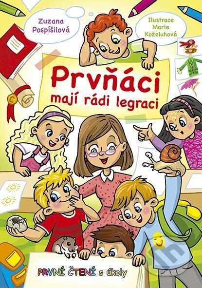 Kniha: Prvňáci mají rádi legraci - První čtení s úkoly (Zuzana Pospíšilová). Nakladatelství Panda, 2024 Kniha: Prvňáci mají rádi legraci - První čtení s úkoly (Zuzana Pospíšilová). Nakladatelství Panda, 2024