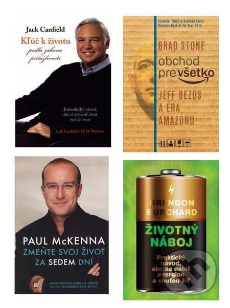 Kniha: Kľúč k úspešnému životu (Jack Canfield, Brad Stone, Paul McKenna a Brendon Burchard). Eastone Books Kniha: Kľúč k úspešnému životu (Jack Canfield, Brad Stone, Paul McKenna a Brendon Burchard). Eastone Books