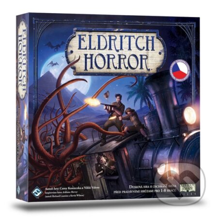 Společenská hra: Eldritch Horror (Corey Konieczka, Nikki Valens a Richard Launius). ADC BF, 2016 Společenská hra: Eldritch Horror (Corey Konieczka, Nikki Valens a Richard Launius). ADC BF, 2016