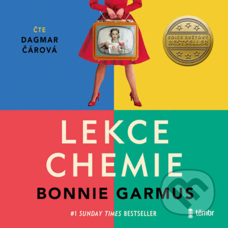 Audiokniha: Lekce chemie (Bonnie Garmus). Témbr, 2024 Audiokniha: Lekce chemie (Bonnie Garmus). Témbr, 2024