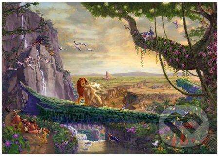 Puzzle: Leví kráľ: Návrat do Pride Rock (Thomas Kinkade). Schmidt Puzzle: Leví kráľ: Návrat do Pride Rock (Thomas Kinkade). Schmidt