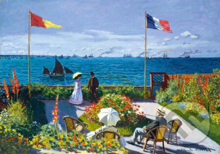 Puzzle: Claude Monet: Záhrada v Sainte-Adresse, 1867 (Bluebird). Bluebird Puzzle: Claude Monet: Záhrada v Sainte-Adresse, 1867 (Bluebird). Bluebird