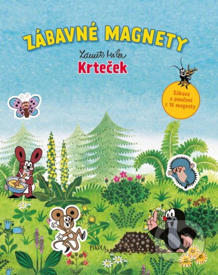 Kniha: Zábavné magnety: Krteček (Zdeněk Miler). Pikola, 2024 Kniha: Zábavné magnety: Krteček (Zdeněk Miler). Pikola, 2024