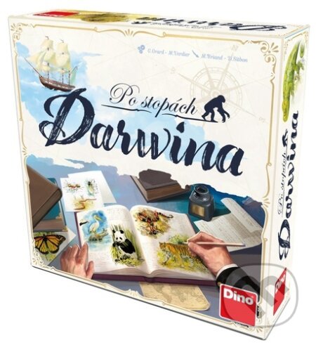Společenská hra: Po stopách Darwina (Dino). Dino, 2024 Společenská hra: Po stopách Darwina (Dino). Dino, 2024