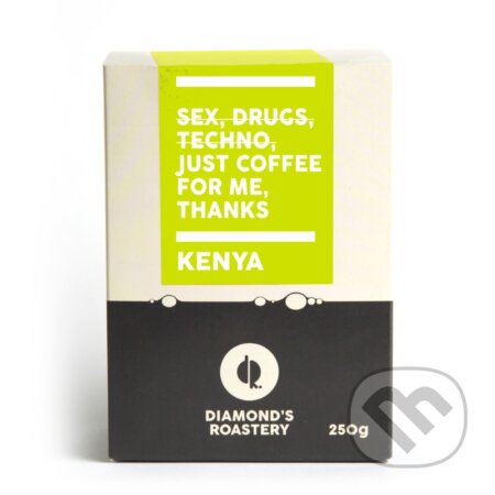 Kávy a čaje: Kenya Kimandi AB (Diamonds Roastery). Diamonds Roastery, 2024 Kávy a čaje: Kenya Kimandi AB (Diamonds Roastery). Diamonds Roastery, 2024