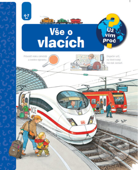 Kniha: Vše o vlacích (Patricia Mennenová). Albatros CZ, 2024 Kniha: Vše o vlacích (Patricia Mennenová). Albatros CZ, 2024
