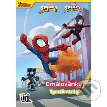 Kniha: Omalovánky / Vymaľovánky: Spidey (Jiří Models). Jiří Models, 2024 Kniha: Omalovánky / Vymaľovánky: Spidey (Jiří Models). Jiří Models, 2024