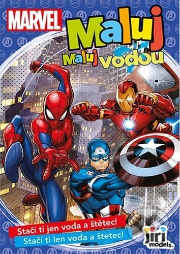 Kniha: Maluj vodou: Marvel (Jiří Models). Jiří Models, 2024 Kniha: Maluj vodou: Marvel (Jiří Models). Jiří Models, 2024