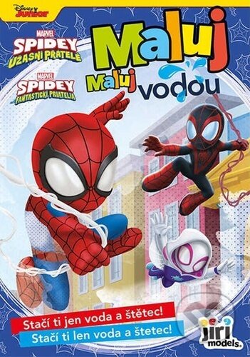 Kniha: Maluj vodou: Spidey (Jiří Models). Jiří Models, 2024 Kniha: Maluj vodou: Spidey (Jiří Models). Jiří Models, 2024