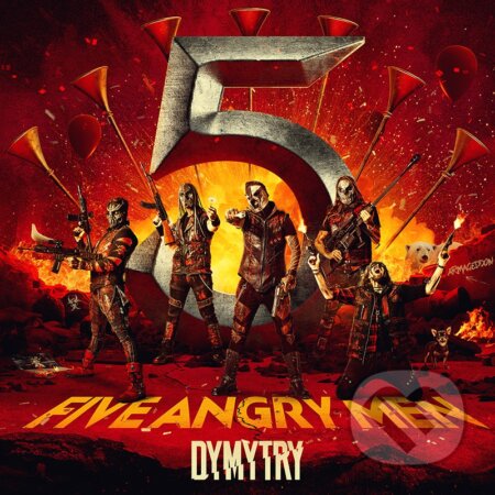 Hudební CD: Dymytry: Five Angry Men LP (Hudobné albumy). Hudobné albumy, 2024 Hudební CD: Dymytry: Five Angry Men LP (Hudobné albumy). Hudobné albumy, 2024