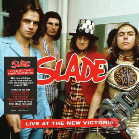Hudební CD: Slade: Live at The New Victoria LP (Hudobné albumy). Hudobné albumy, 2024 Hudební CD: Slade: Live at The New Victoria LP (Hudobné albumy). Hudobné albumy, 2024