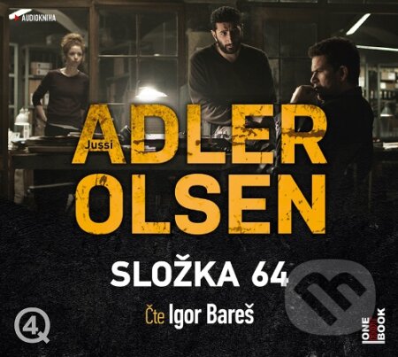 Audiokniha: Složka 64 (Jussi Adler-Olsen). OneHotBook, 2016 Audiokniha: Složka 64 (Jussi Adler-Olsen). OneHotBook, 2016