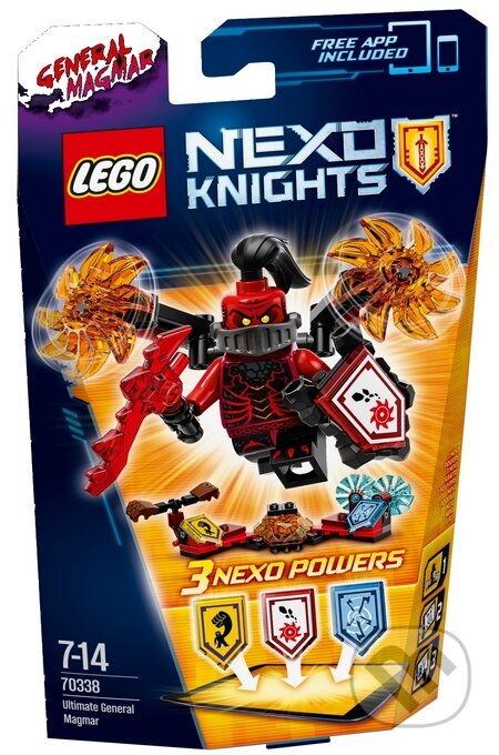 Společenská hra: LEGO Nexo Knights 70338 Úžasný generál Magmar (LEGO). LEGO, 2016 Společenská hra: LEGO Nexo Knights 70338 Úžasný generál Magmar (LEGO). LEGO, 2016