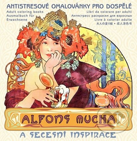 Kniha: Alfons Mucha - Antistresové omalovánky pro dospělé (Fortuna Libri ČR). Fortuna Libri ČR, 2016 Kniha: Alfons Mucha - Antistresové omalovánky pro dospělé (Fortuna Libri ČR). Fortuna Libri ČR, 2016