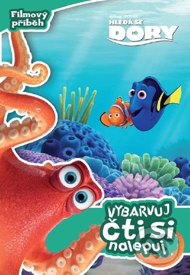Kniha: Hledá se Dory - Vybarvuj, čti si a nalepuj (Egmont ČR). Egmont ČR, 2016 Kniha: Hledá se Dory - Vybarvuj, čti si a nalepuj (Egmont ČR). Egmont ČR, 2016