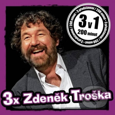 Audiokniha: 3x Zdeněk Troška (Zdeněk Troška). Supraphon, 2016 Audiokniha: 3x Zdeněk Troška (Zdeněk Troška). Supraphon, 2016
