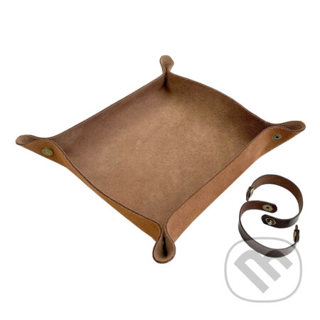 Spoločenská hra: Kožená rolovacia podložka Dice Tray (Fantasy). Fantasy, 2024 Spoločenská hra: Kožená rolovacia podložka Dice Tray (Fantasy). Fantasy, 2024