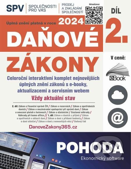 Daňové zákony 2024 XXL ProFi (Díl 2.) - Kolektiv autorů, DonauMedia