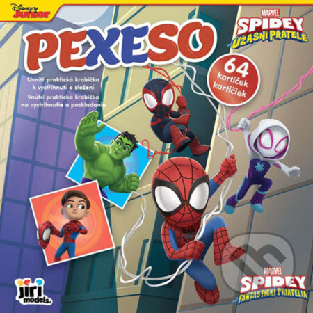 Společenská hra: Pexeso v sešitu Spidey (Jiří Models). Jiří Models, 2024 Společenská hra: Pexeso v sešitu Spidey (Jiří Models). Jiří Models, 2024