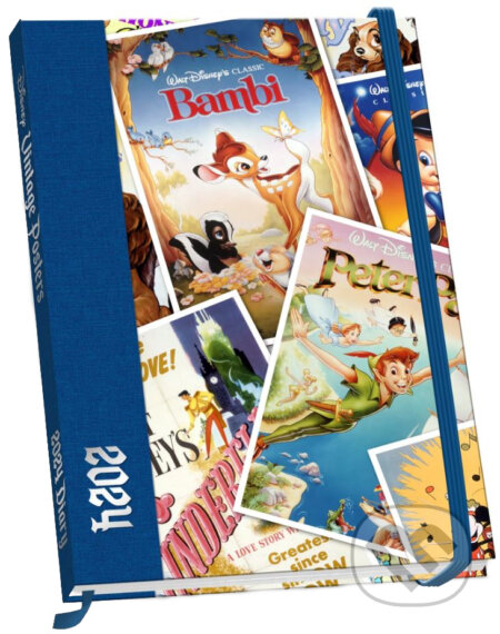Diár 2024 Disney: Vintage plagáty (). , 2023 Diár 2024 Disney: Vintage plagáty (). , 2023