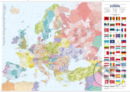 Evropa – nástěnná administrativní mapa (Kartografie Praha). Kartografie Praha, 2024 Evropa – nástěnná administrativní mapa (Kartografie Praha). Kartografie Praha, 2024