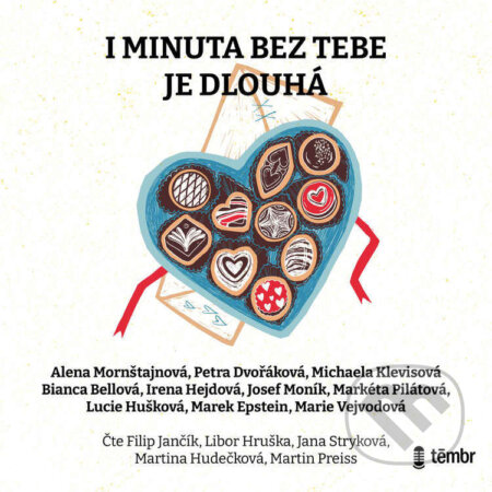 Audiokniha: I minuta bez tebe je dlouhá (Alena Mornštajnová, Bianca Bellová, Irena Hejdová, Josef Moník, Marek Epstein, Marie Vejvodová, Markéta Pilátová, Michaela Klevisová, Lucie Hušková a Petra Dvořáková). Témbr, 2024 Audiokniha: I minuta bez tebe je dlouhá (Alena Mornštajnová, Bianca Bellová, Irena Hejdová, Josef Moník, Marek Epstein, Marie Vejvodová, Markéta Pilátová, Michaela Klevisová, Lucie Hušková a Petra Dvořáková). Témbr, 2024