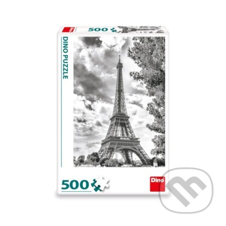 Puzzle: Černobílá Eiffelova věž (Dino). Dino, 2024 Puzzle: Černobílá Eiffelova věž (Dino). Dino, 2024