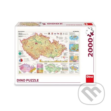 Puzzle: Mapy České republiky (Dino). Dino, 2024 Puzzle: Mapy České republiky (Dino). Dino, 2024