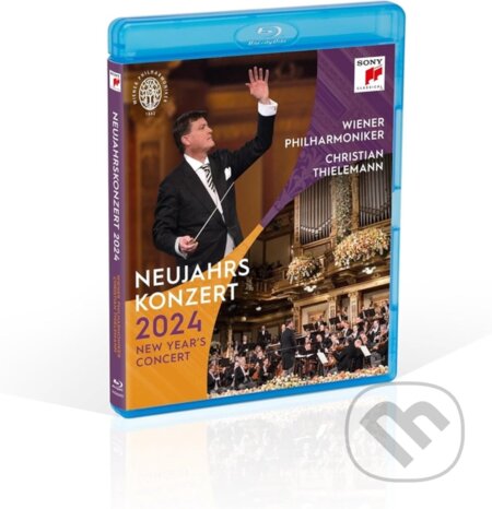 Film: Christian & Wiener Philharmoniker Thielemann: Neujahrskonzert 2024 / New Year's Concert 2024 (Christian & Wiener Philharmoniker Thielemann) (Blu-ray). Hudobné albumy, 2024 Film: Christian & Wiener Philharmoniker Thielemann: Neujahrskonzert 2024 / New Year's Concert 2024 (Christian & Wiener Philharmoniker Thielemann) (Blu-ray). Hudobné albumy, 2024
