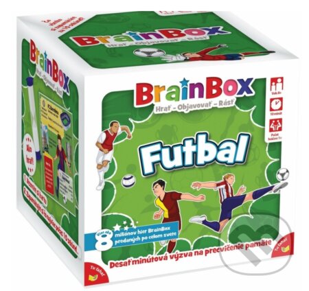 Spoločenská hra: Brainbox Futbal SK (V kocke!) (Blackfire). Blackfire, 2023 Spoločenská hra: Brainbox Futbal SK (V kocke!) (Blackfire). Blackfire, 2023