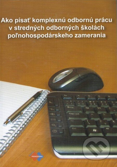 Kniha: Ako písať komplexnú odbornú prácu v stredných školách poľnohospodárskeho zamerania (J. Piešťanský). Expol Pedagogika, 2009 Kniha: Ako písať komplexnú odbornú prácu v stredných školách poľnohospodárskeho zamerania (J. Piešťanský). Expol Pedagogika, 2009