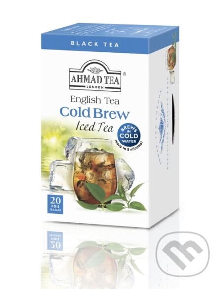 Kávy a čaje: Cold Brew Iced Tea English Tea (AHMAD TEA). AHMAD TEA, 2016 Kávy a čaje: Cold Brew Iced Tea English Tea (AHMAD TEA). AHMAD TEA, 2016