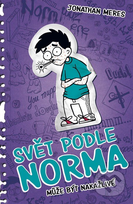 Kniha: Svět podle Norma 5: Může být nakažlivé (Jonathan Meres). BB/art, 2016 Kniha: Svět podle Norma 5: Může být nakažlivé (Jonathan Meres). BB/art, 2016