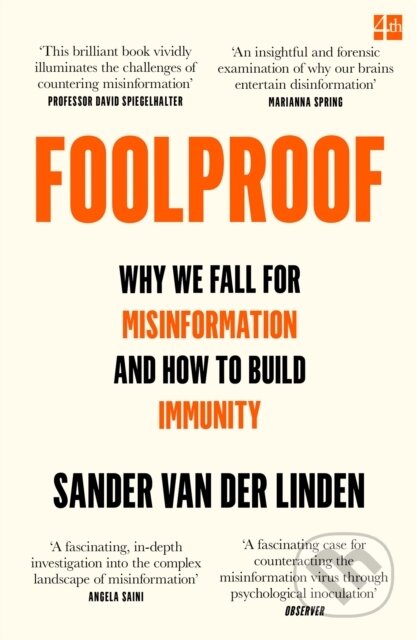 Kniha: Foolproof (Sander van der Linden). Fourth Estate, 2024 Kniha: Foolproof (Sander van der Linden). Fourth Estate, 2024