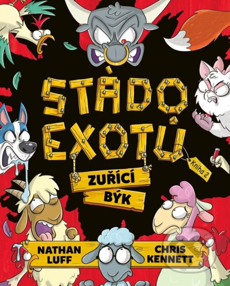 Kniha: Stádo exotů 2: Zuřící býk (Chris Kennett a Nathan Luff). CPRESS, 2024 Kniha: Stádo exotů 2: Zuřící býk (Chris Kennett a Nathan Luff). CPRESS, 2024