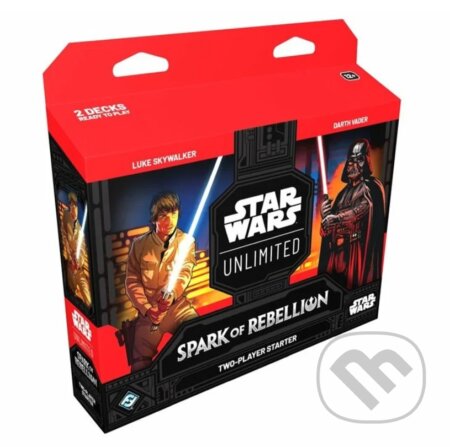 Spoločenská hra: Star Wars: Unlimited - Spark of Rebellion (Two-Player Starter) (Fantasy Flight Games). Fantasy Flight Games, 2024 Spoločenská hra: Star Wars: Unlimited - Spark of Rebellion (Two-Player Starter) (Fantasy Flight Games). Fantasy Flight Games, 2024
