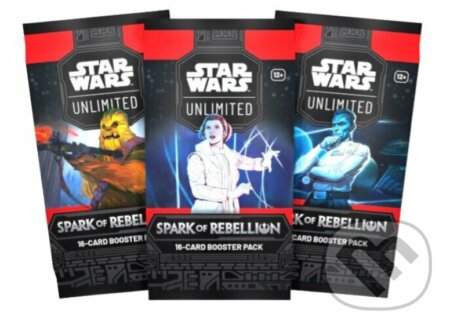 Společenská hra: Star Wars: Unlimited - Spark of Rebellion (Booster Pack) (Fantasy Flight Games). Fantasy Flight Games, 2024 Společenská hra: Star Wars: Unlimited - Spark of Rebellion (Booster Pack) (Fantasy Flight Games). Fantasy Flight Games, 2024
