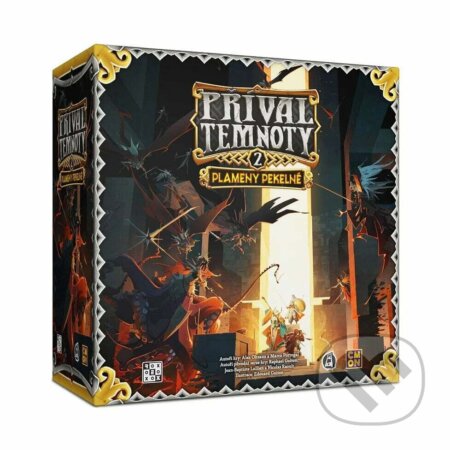 Společenská hra: Příval temnoty: Plameny pekelné (Alex Olteanu a Marco Portugal). REXhry, 2024 Společenská hra: Příval temnoty: Plameny pekelné (Alex Olteanu a Marco Portugal). REXhry, 2024