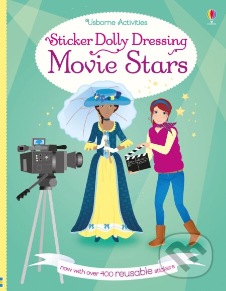 Kniha: Sticker Dolly Dressing Movie Stars (Fiona Watt). Usborne, 2024 Kniha: Sticker Dolly Dressing Movie Stars (Fiona Watt). Usborne, 2024