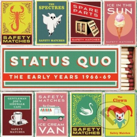 Hudobné CD: Status Quo: The Early Years: 1966-69 (Hudobné albumy). Hudobné albumy, 2024 Hudobné CD: Status Quo: The Early Years: 1966-69 (Hudobné albumy). Hudobné albumy, 2024