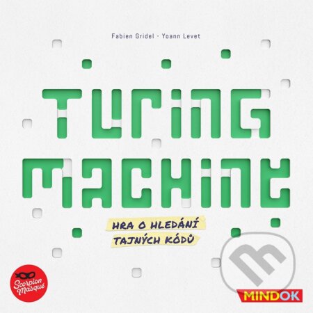 Spoločenská hra: Turing Machine (Fabien Gridel a Yoann Levet). Mindok, 2024 Spoločenská hra: Turing Machine (Fabien Gridel a Yoann Levet). Mindok, 2024