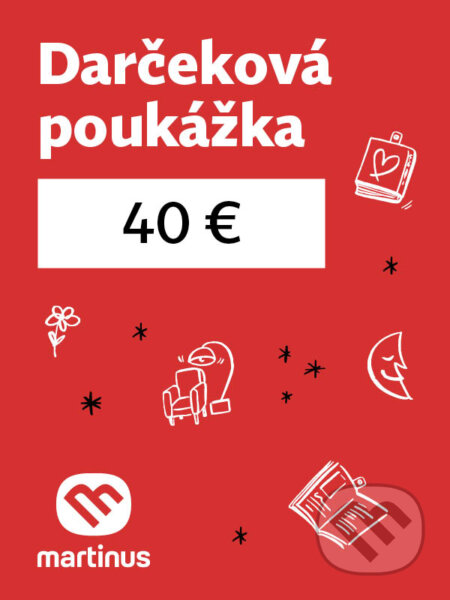 Darčeková poukážka: Darčeková poukážka - 40 EUR (Martinus). Martinus Darčeková poukážka: Darčeková poukážka - 40 EUR (Martinus). Martinus
