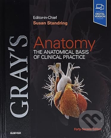 Kniha: Grays Anatomy (Susan Standring). Elsevier Science, 2020 Kniha: Grays Anatomy (Susan Standring). Elsevier Science, 2020