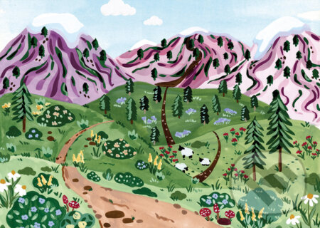 Puzzle: Nový Zéland (Sabina Fenn). Pieces & Peace Puzzle: Nový Zéland (Sabina Fenn). Pieces & Peace