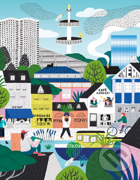 Puzzle: Mesto Rennes (Dans les Dents). Pieces & Peace Puzzle: Mesto Rennes (Dans les Dents). Pieces & Peace