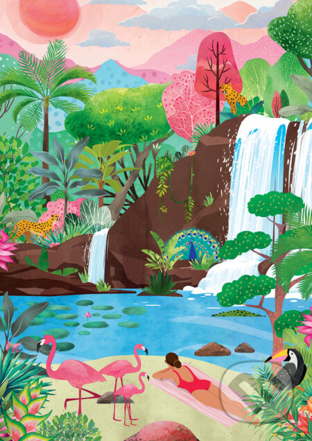 Puzzle: Tropické vibrácie (Heln.illustration). Pieces & Peace Puzzle: Tropické vibrácie (Heln.illustration). Pieces & Peace