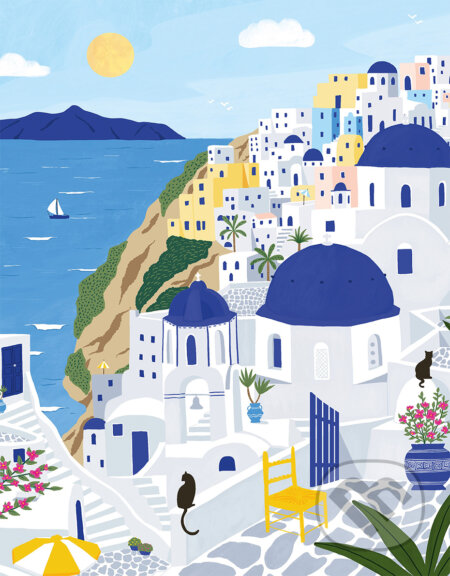 Puzzle: Santorini, Grécko (Maja Tomljanovic). Pieces & Peace Puzzle: Santorini, Grécko (Maja Tomljanovic). Pieces & Peace