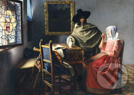 Puzzle: Johannes Vermeer - The Glass of Wine, 1661 (Bluebird). Bluebird Puzzle: Johannes Vermeer - The Glass of Wine, 1661 (Bluebird). Bluebird