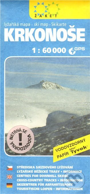 Krkonoše - lyžařská mapa 1:60 000 (Žaket). Žaket, 2010 Krkonoše - lyžařská mapa 1:60 000 (Žaket). Žaket, 2010